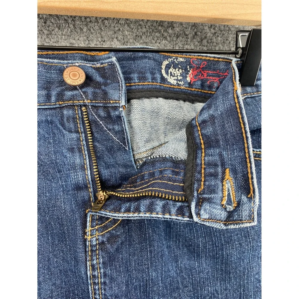 Gap 1969 Denim Mini Skirt Womens Size 12 Blue Medium Wash 5-Pocket Casual Cotton